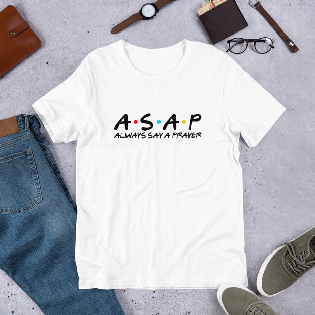 ASAP Women’s Casual Short Sleeve Round Neck Cotton T-Shirt