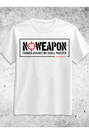 No Weapon Men’s White T-Shirt