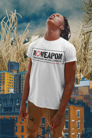No Weapon Men’s White T-Shirt