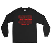 Trusting God --  Men's Long Sleeve Shirt