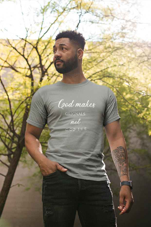 Originals Not Copies Men’s Black Printed Short Sleeve T-Shirt